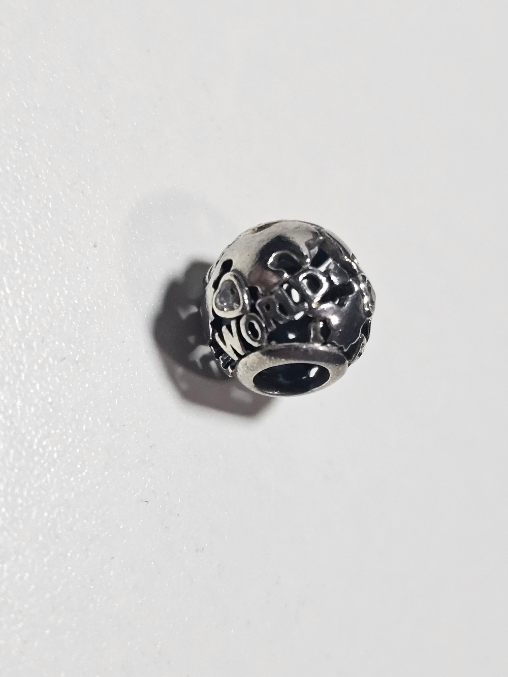 Pandora All Around the World Charm - Retired Openwork Globe